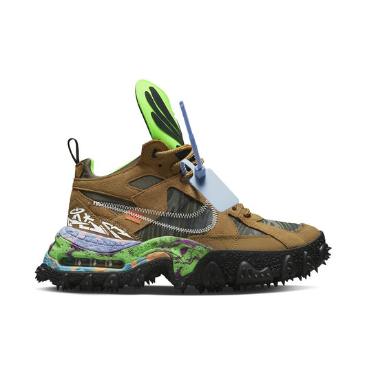 Nike Air Terra Forma Off-White Wheat Green Strike Sneakers