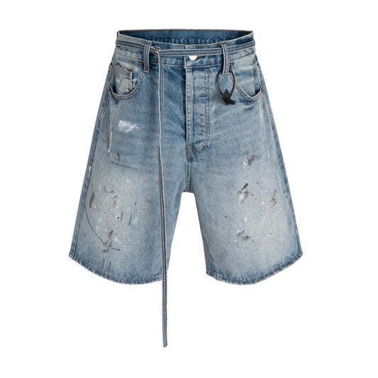 HESNTLS Classic Jorts Paint Splatter Detail