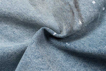 HESNTLS Classic Jorts Paint Splatter Detail