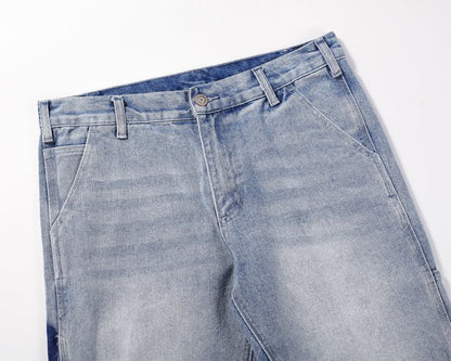 HESNTLS Denim Shorts - Pale Indigo