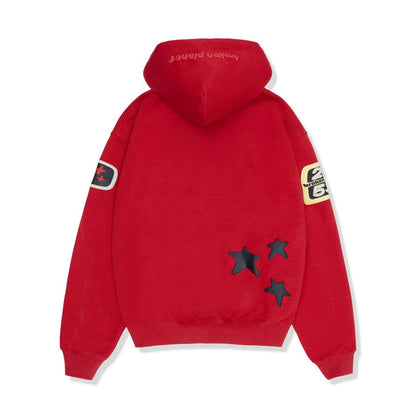Broken Planet Brighter Days Are Ahead Hoodie 'Ruby Red'