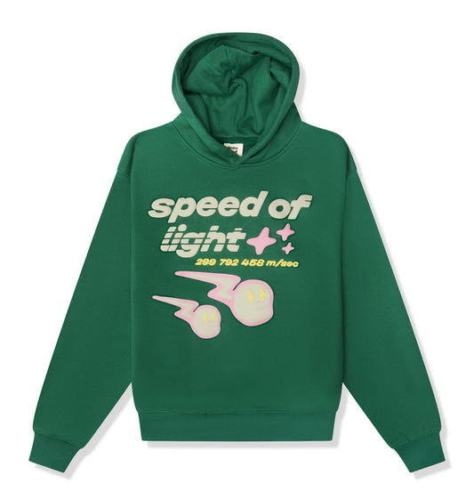 Broken Planet Speed Of Light Hoodie 'Malachite Green'
