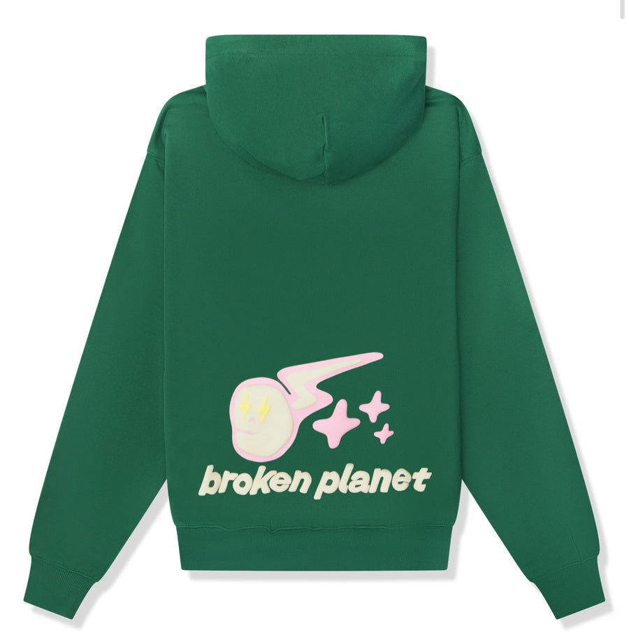 Broken Planet Speed Of Light Hoodie 'Malachite Green'