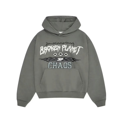 Broken Planet Chaos Hoodie 'Gunmetal Grey'