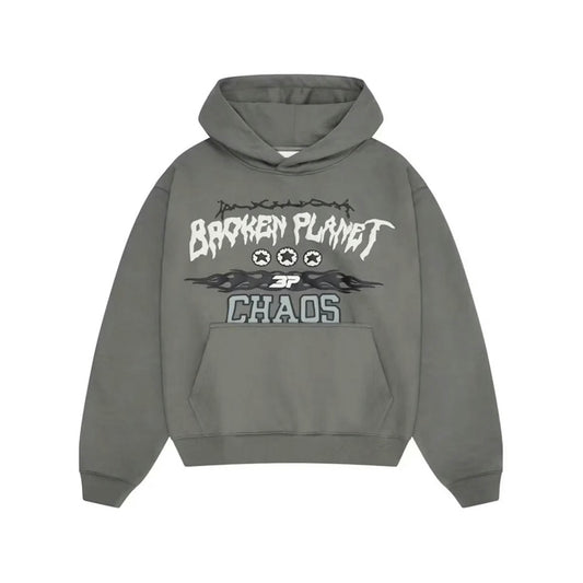 Broken Planet Chaos Hoodie 'Gunmetal Grey'