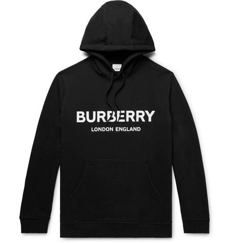 Burberry	London England Logo Hoodie In Black