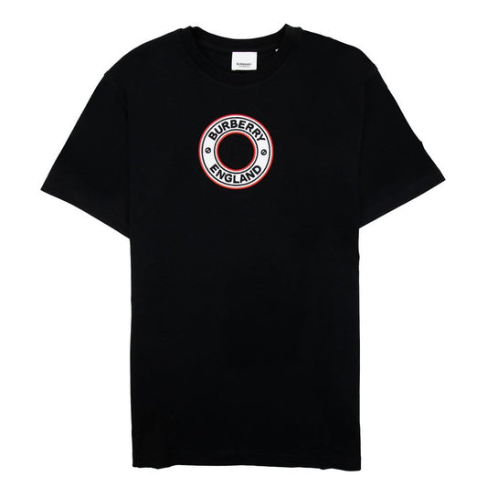 Burberry England Archway Circle T-shirt In Black