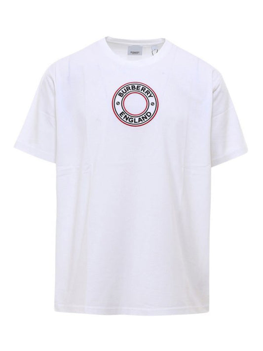 Burberry England Archway Circle T-shirt In White