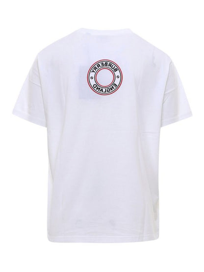 Burberry England Archway Circle T-shirt In White