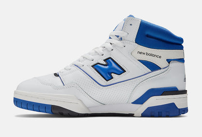New Balance 650 White Royal Blue