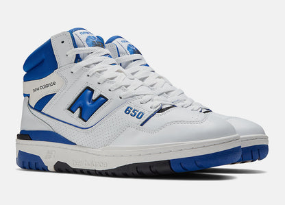 New Balance 650 White Royal Blue