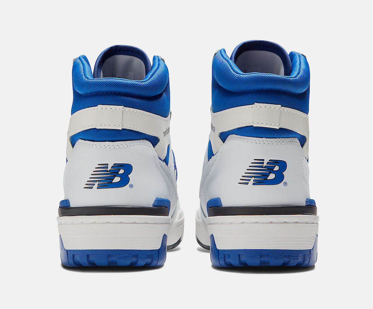 New Balance 650 White Royal Blue