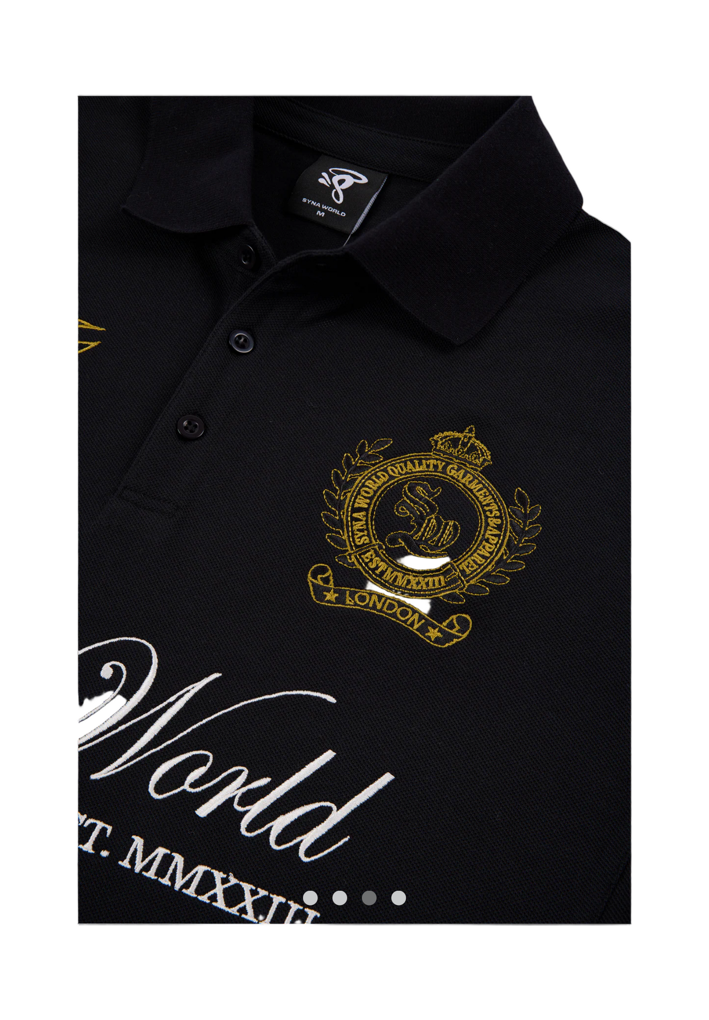 Syna World SKL OF SYN Polo ‘Black’