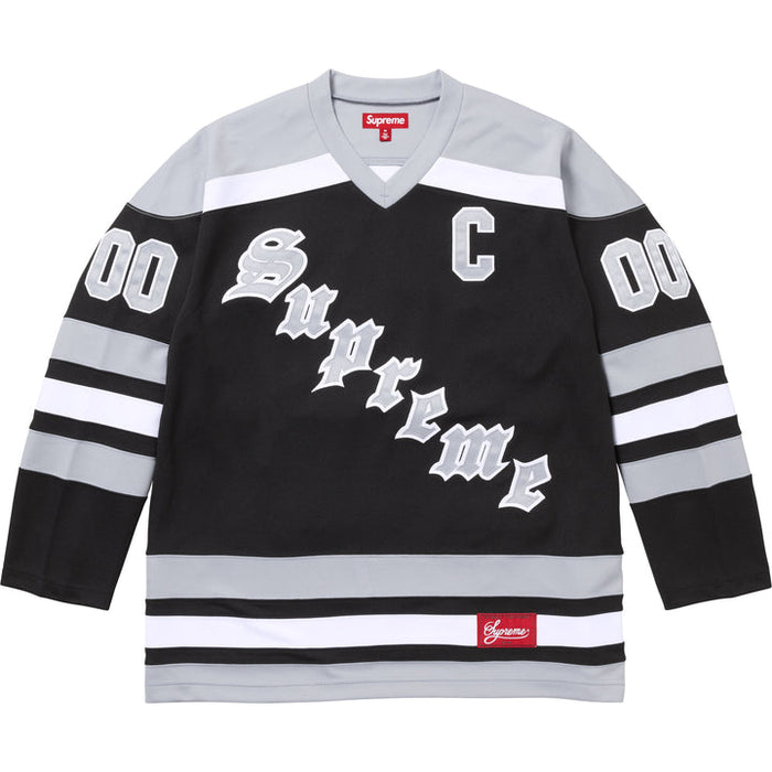 Supreme Fire & Ice Hockey Jersey 'Black'