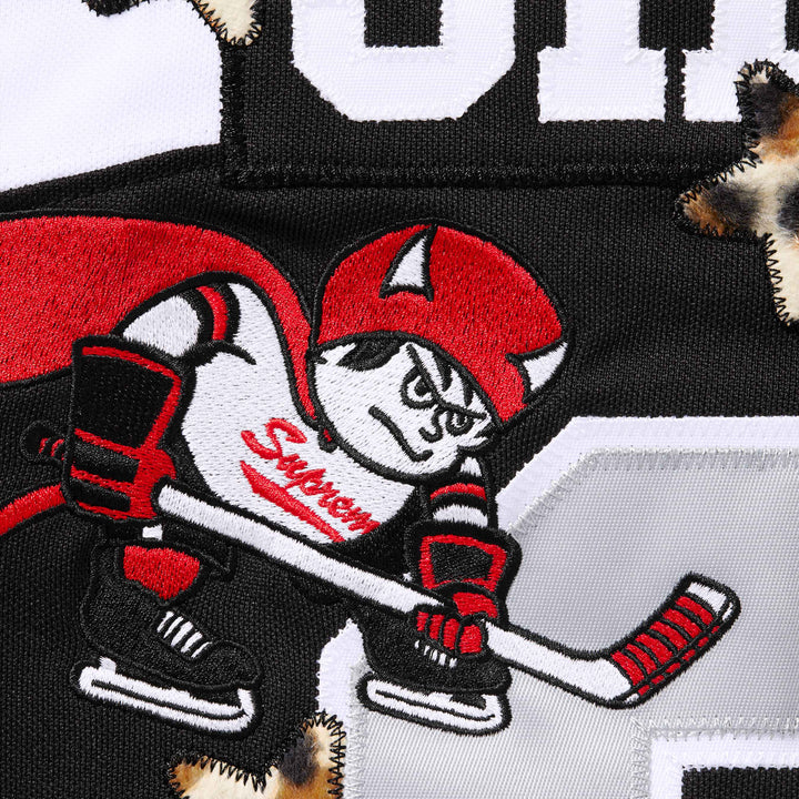 Supreme Fire & Ice Hockey Jersey 'Black'