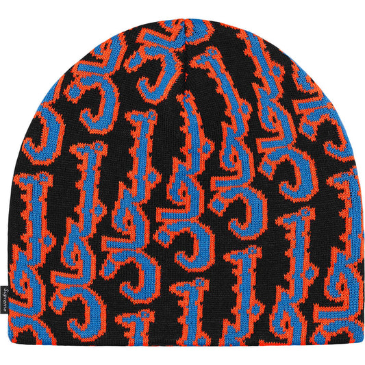 Supreme Arabic Jacquard Beanie 'Black'