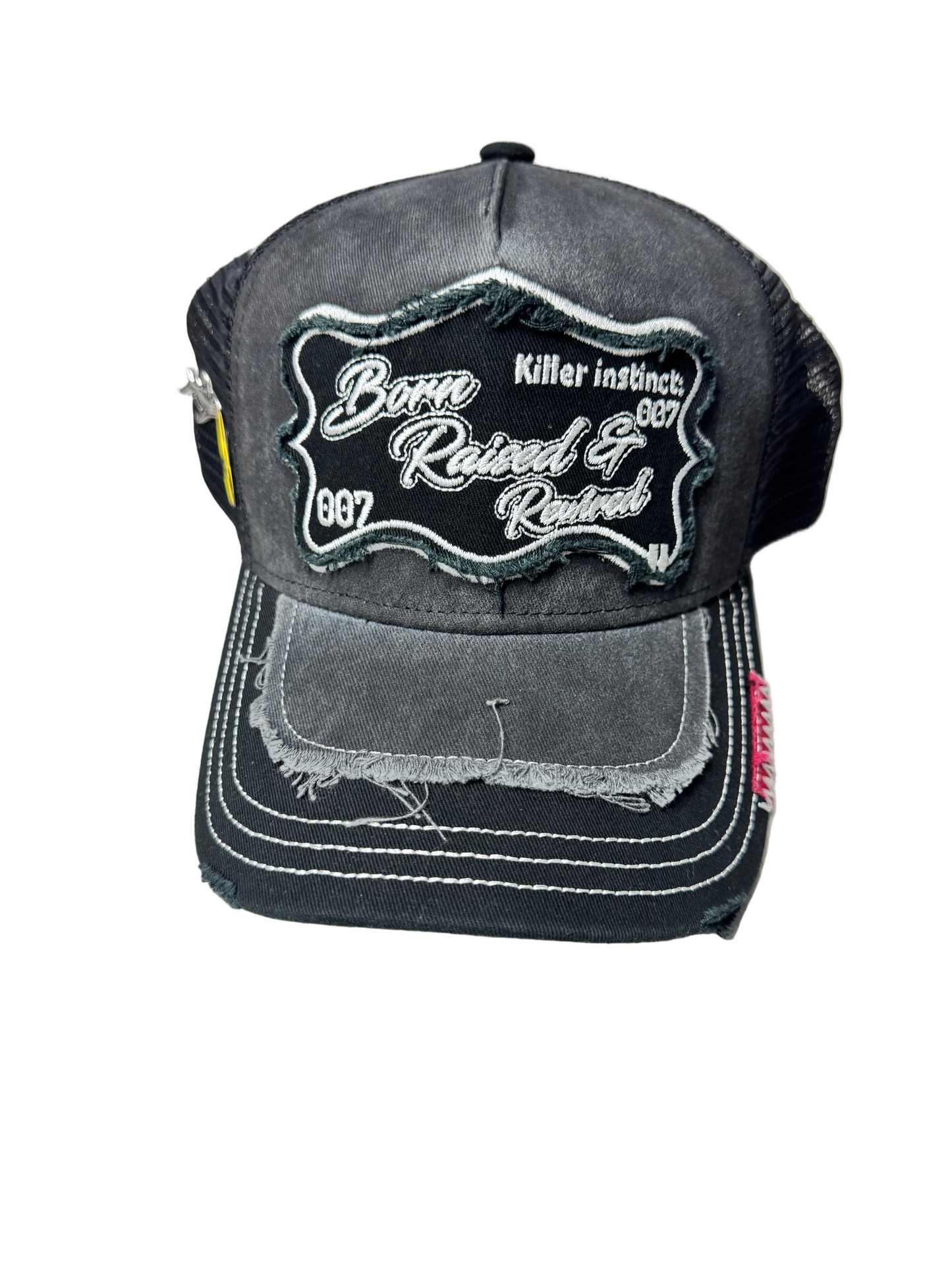Born Raised Retired Killer Instinct 007 Trucker Cap