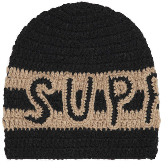 Supreme Crochet Logo Beanie ‘Black’