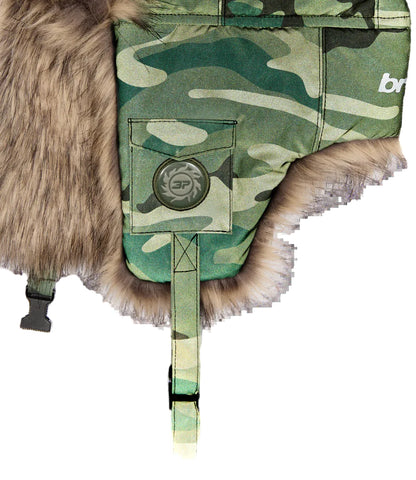 Broken Planet Reflective Star Camo Trapper Hat