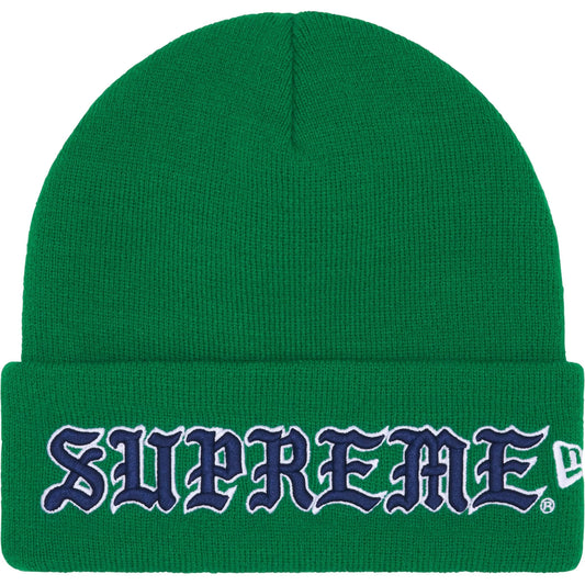 Supreme New Era Old English Beanie ‘Green’