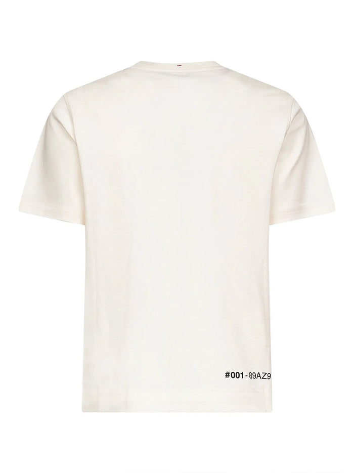 Moncler Grenoble Logo Detailed Crewneck T-Shirt ‘White’