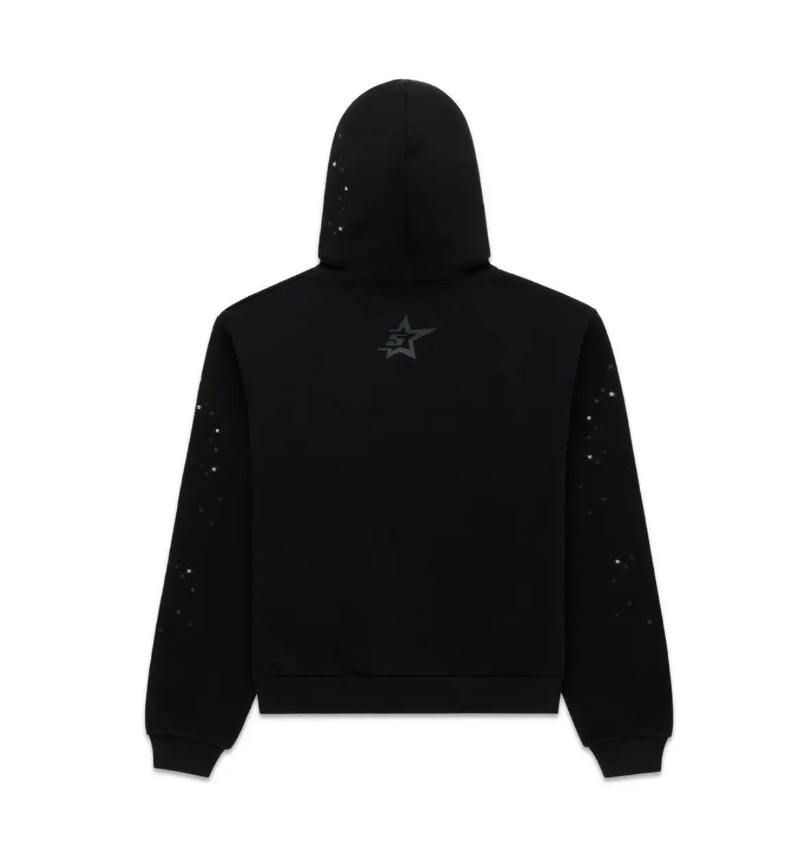 SP5DER Rhinestone Punk V2 Hoodie Black