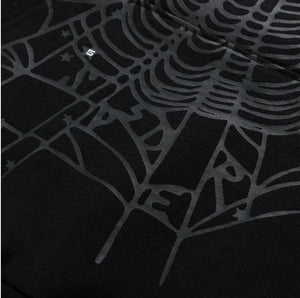 Sp5der Rhinestone Punk V2 Hoodie 'Black'