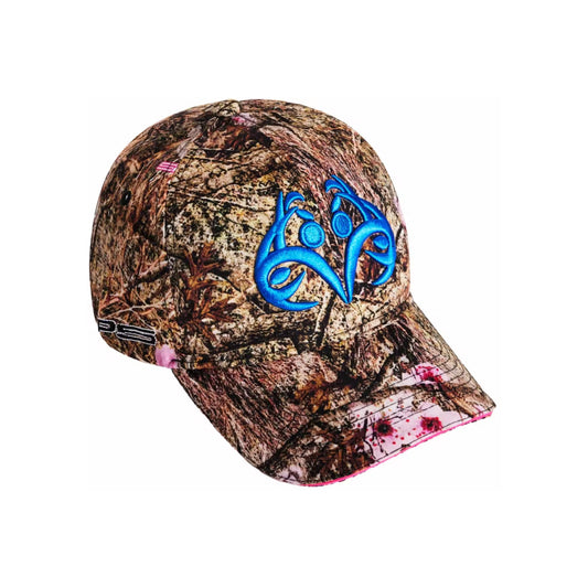 Sp5der Blue Logo Cap Real Tree Camo