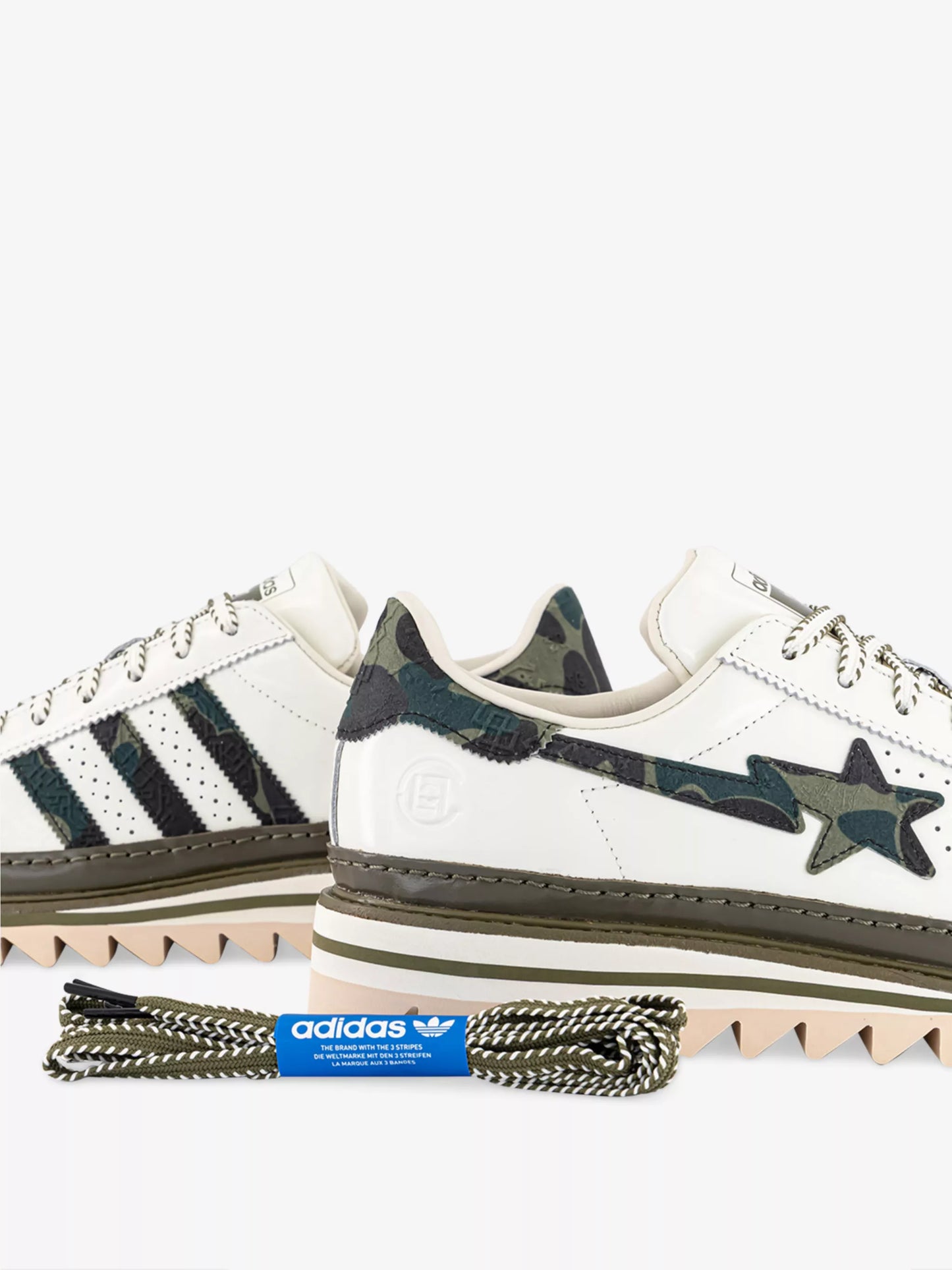 Adidas Superstar CLOT by Edison Chen x Bape ‘Off White’