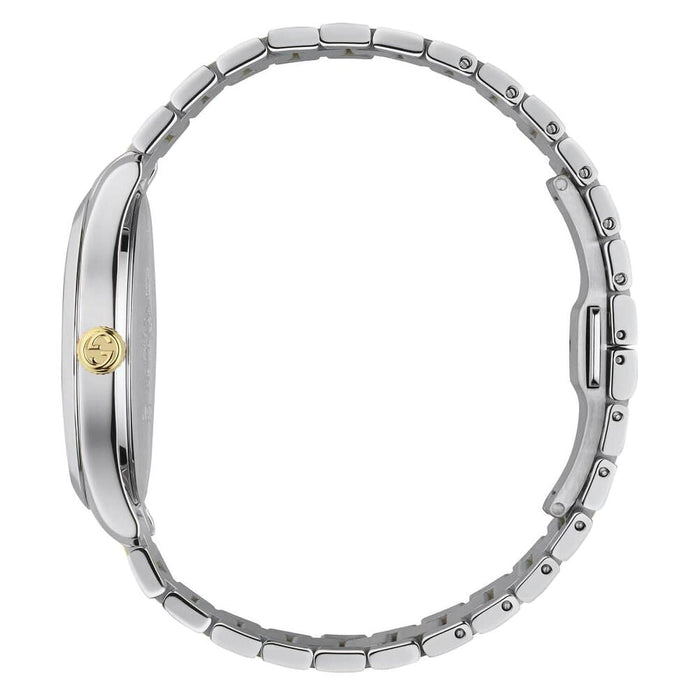 Gucci G-Timeless 38mm Feline Dial Two Tone Bracelet Ladies' Watch