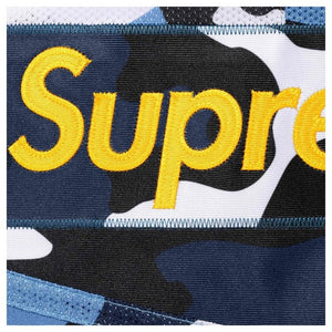 Supreme x Nike Football Camo Jersey “Blue