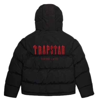 Trapstar Decoded 2.0 Hooded Puffer Jacket 'Black'
