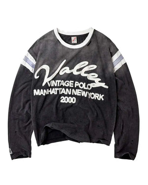 Valley Dreams Vale Forever Vintage Jersey Long Sleeve T-Shirt ‘Black’