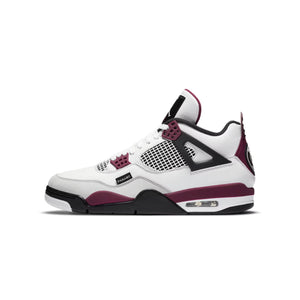 Air Jordan 4 Retro x PSG Sneakers ‘White Neutral Grey Bordeaux’