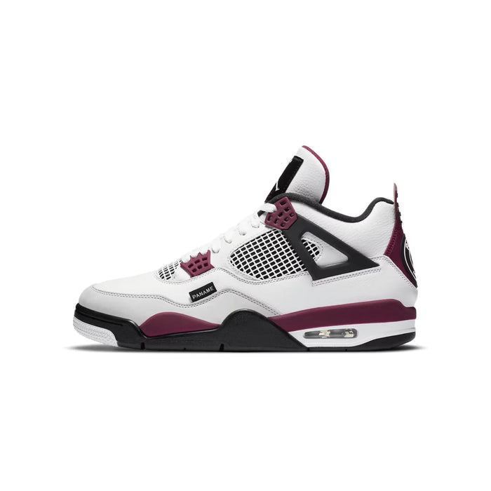 Air Jordan 4 Retro x PSG Sneakers ‘White Neutral Grey Bordeaux’