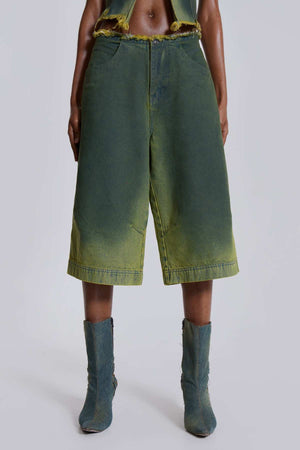 Jaded London Toxic Denim Jorts