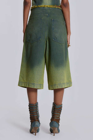 Jaded London Toxic Denim Jorts