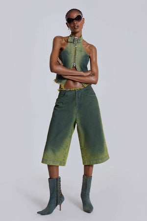 Jaded London Toxic Denim Jorts