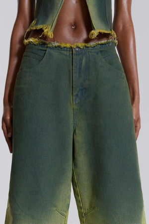 Jaded London Toxic Denim Jorts