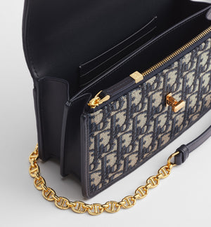 Dior Miss Caro Mini Bag ‘Blue’ Oblique Jacquard