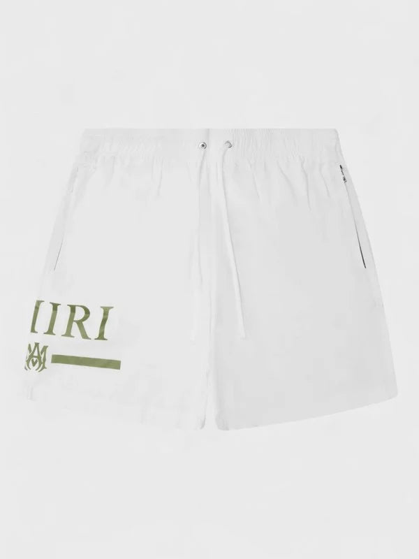 Amiri Ma Bar Logo Swimtrunk ‘White’