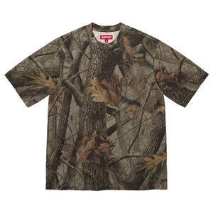 Supreme Rhinestone Script S/S Top  ‘Realtree Hardwoods Camo’