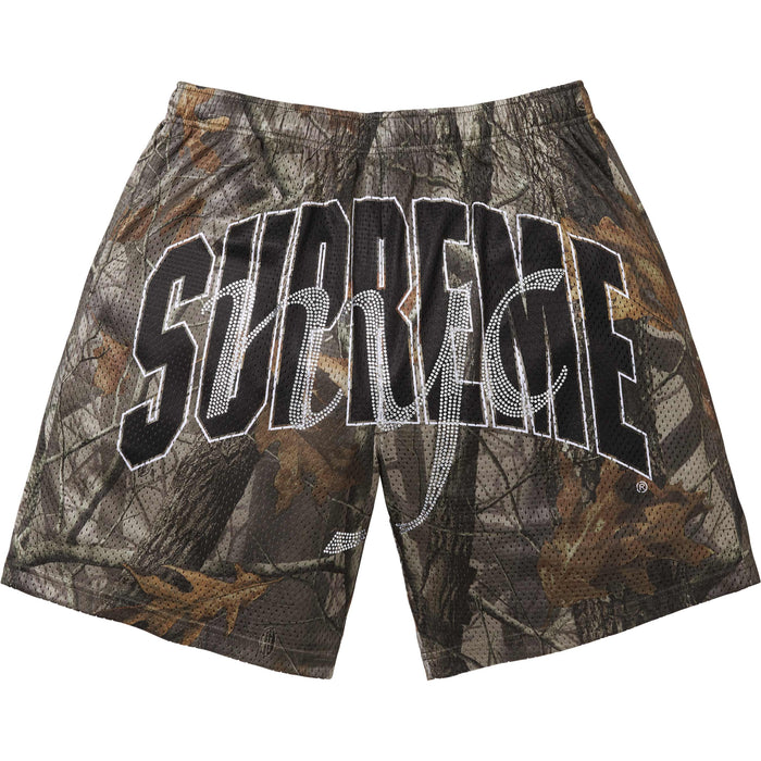 Supreme Rhinestone Mesh Short ‘Realtree Hardwoods Camo’