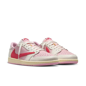 Travis Scott x Air Jordan 1 Low Sneakers 'Tropical Pink'