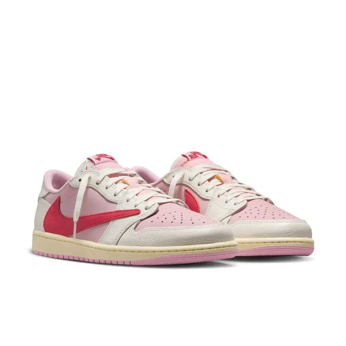 Travis Scott x Air Jordan 1 Low Sneakers 'Tropical Pink'