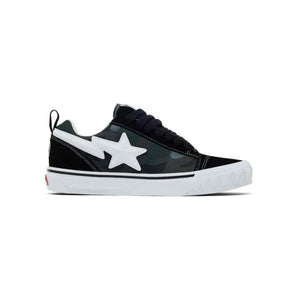 Vans x BAPE Premium Knu Skool Sneakers ‘Camo Black’