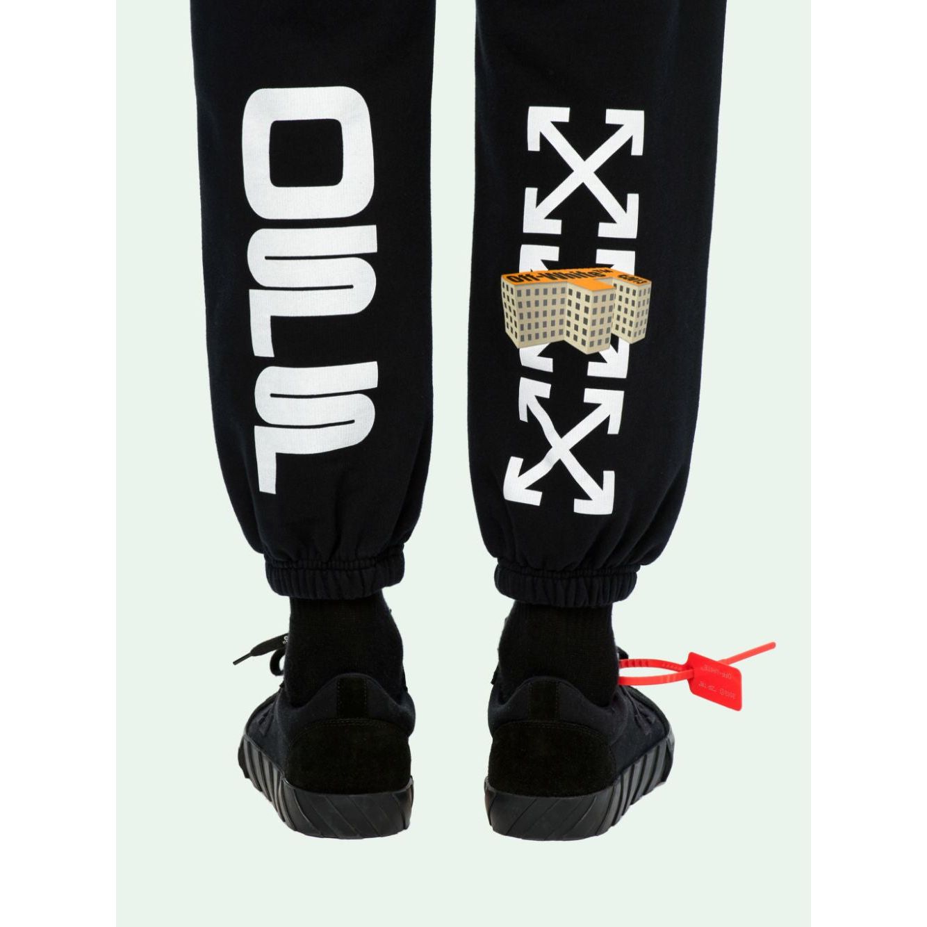 Off-White Wave Line Logo Sweatpants