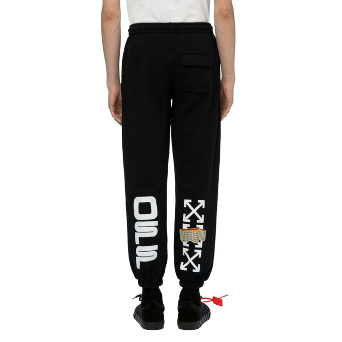 Off-White Wavy Line 3D Logo Casual Sweatpants