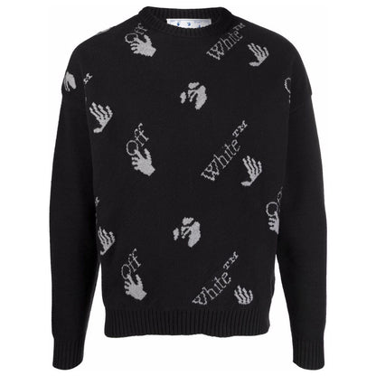 Off-White Intarsia KNIT Logo Jumper