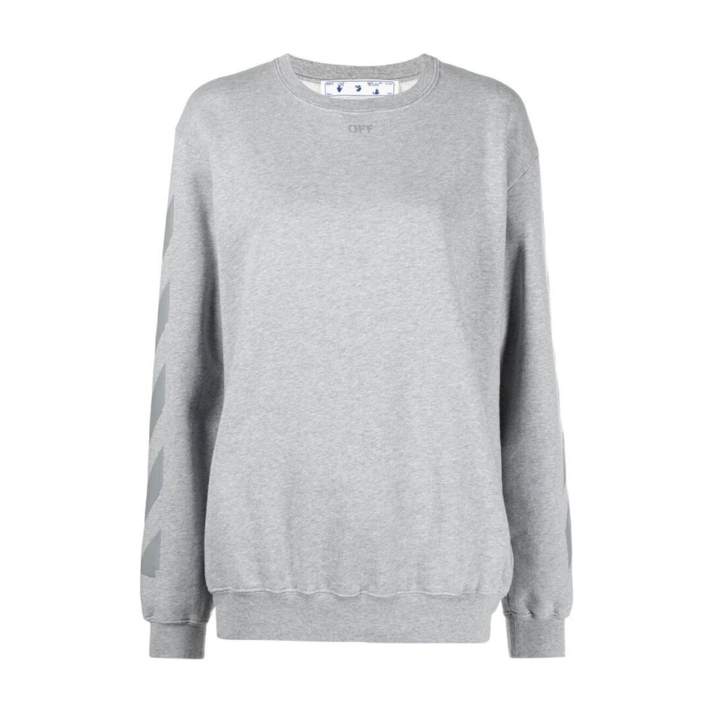 Off-White Melange Arrow Sweater